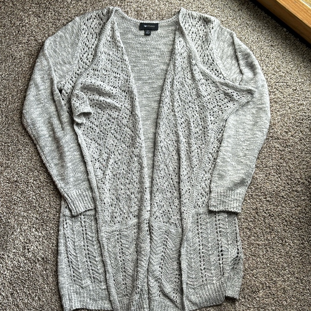AB Studio Gray Sweater